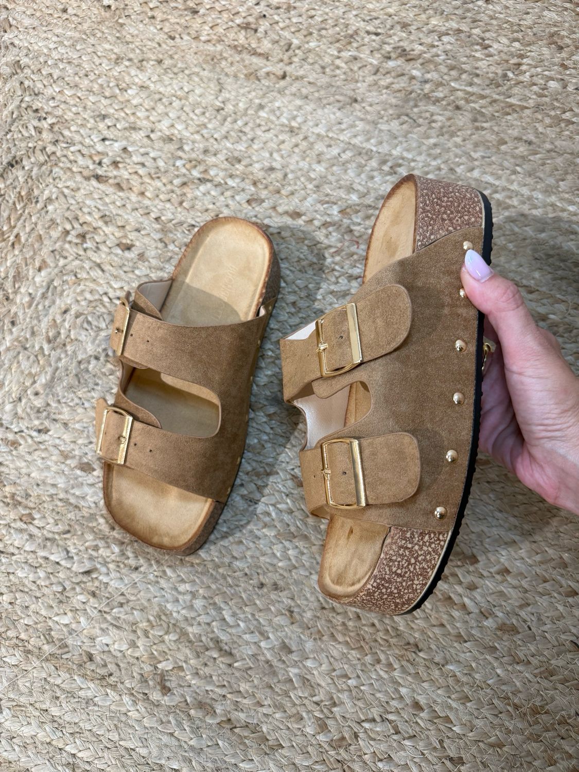 Sandalias Cova Camel