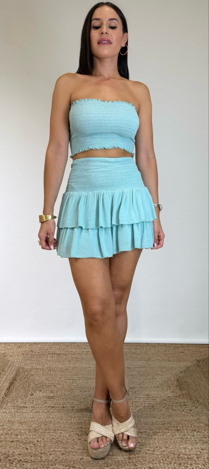 Falda-Pantalón Nido Abeja Falda-Pantalón Nido Abeja