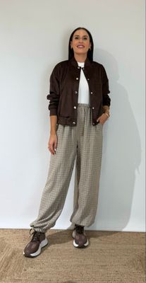 Pantalón Balloon Cuadros Pantalón Balloon Cuadros