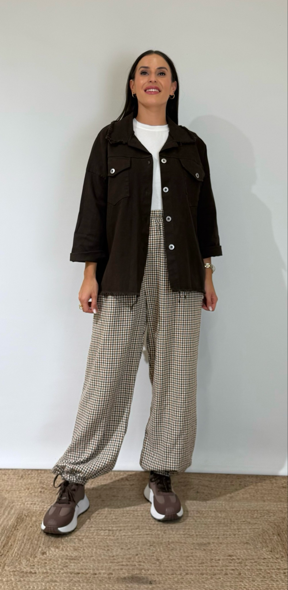 Pantalón Balloon Cuadros