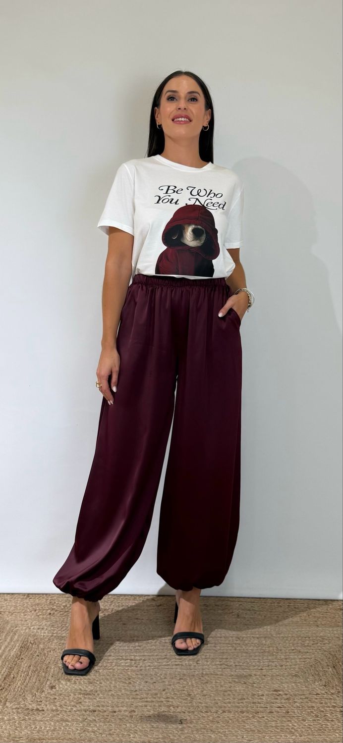 Pantalón Balloon Satinado Pantalón Balloon Satinado