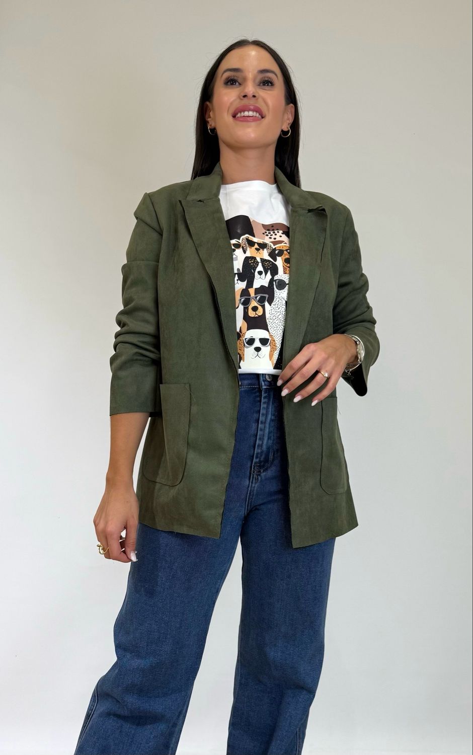 Blazer Fina Ante Blazer Fina Ante