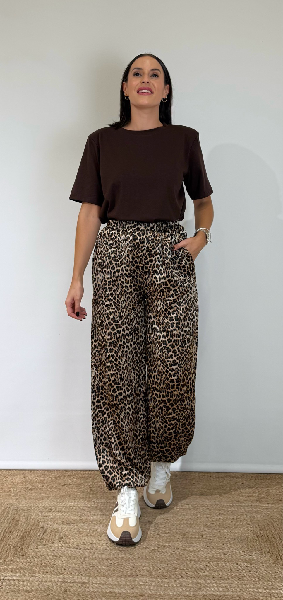 Pantalón Balloon Leopardo