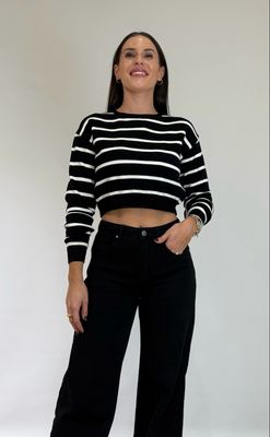 Jersey Rayas Negro Jersey Rayas Negro