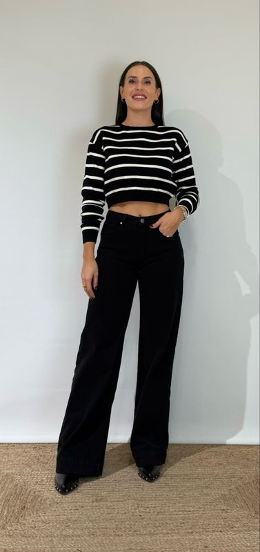 Vaquero Elástico Negro Vaquero Elástico Negro