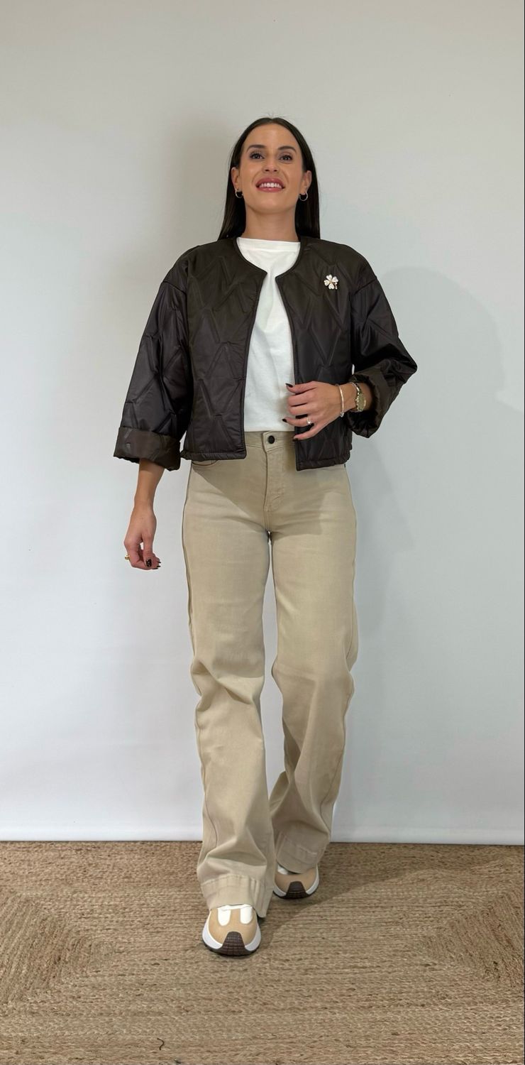 Vaquero Elástico Beige Vaquero Elástico Beige