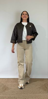 Vaquero Elástico Beige Vaquero Elástico Beige