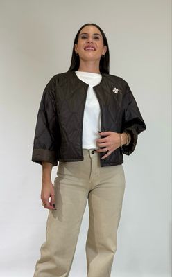 Chaqueta Acolchada Marrón Chaqueta Acolchada Marrón