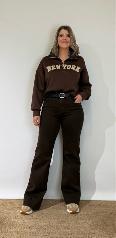 Vaquero Elástico Marrón Vaquero Elástico Marrón