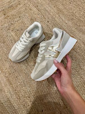 Zapatillas Niña Beige Zapatillas Niña Beige