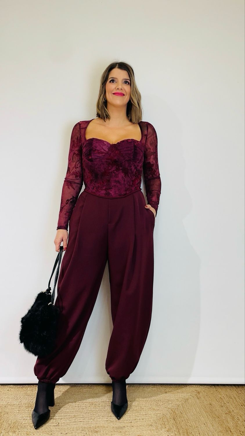 Top corsé floral Top corsé floral