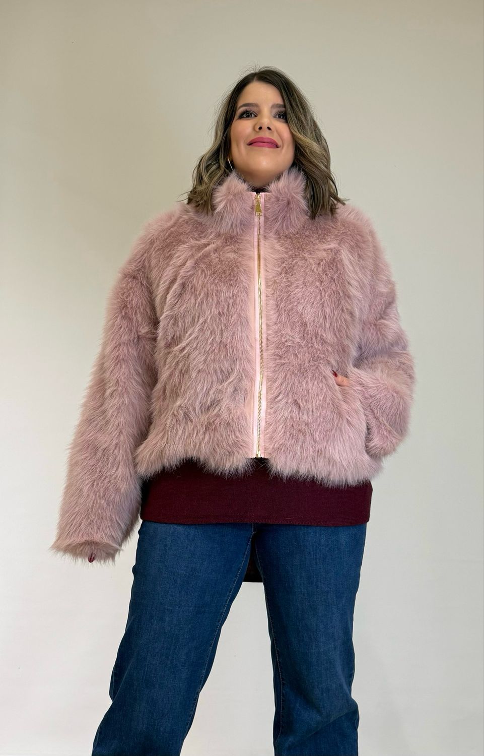 Chaqueta Pelos Ivonne Rosa Chaqueta Pelos Ivonne Rosa