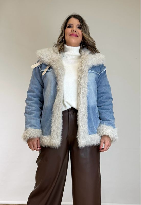 Chaqueta Reversible Vaquero Claro Chaqueta Reversible Vaquero Claro