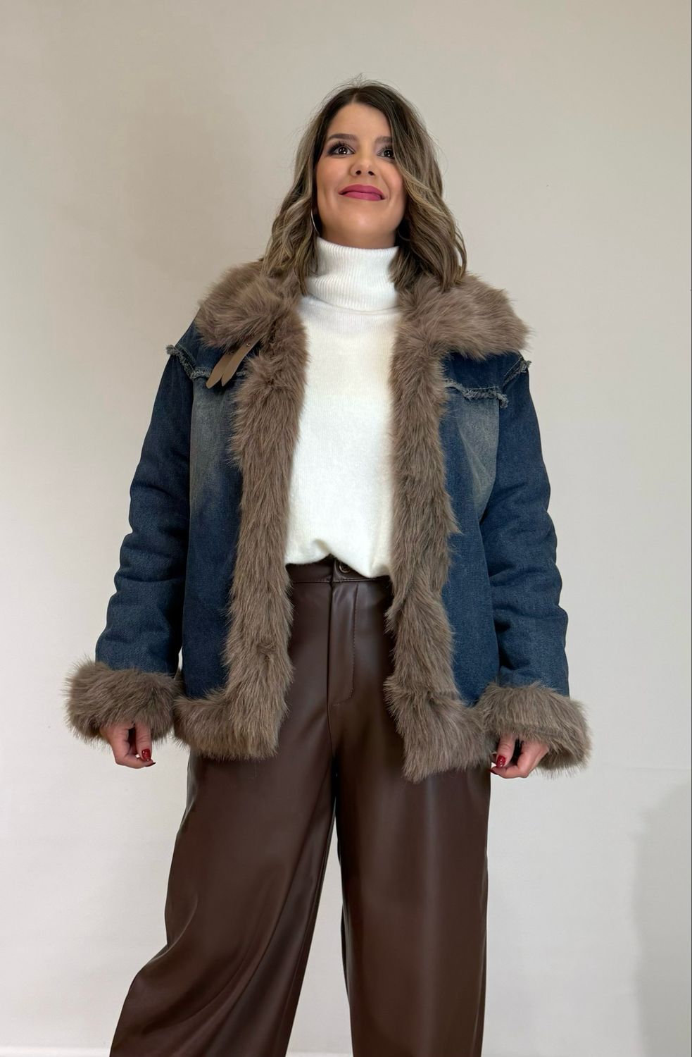 Chaqueta Reversible Vaquero Oscuro