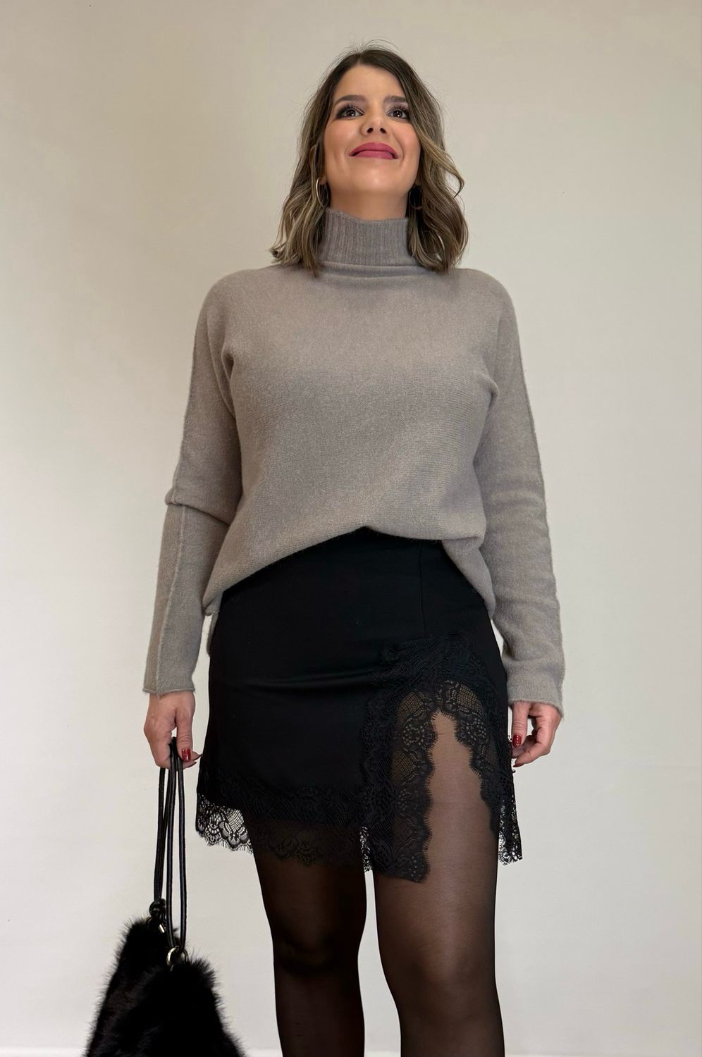 Falda-Pantalón Encajes