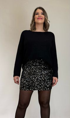 Falda Lentejuelas-terciopelo Falda Lentejuelas-terciopelo