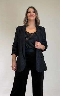 Blazer Brillo Negra Blazer Brillo Negra