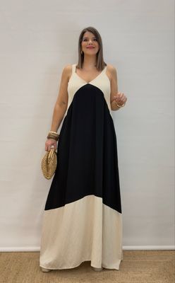 Vestido bicolor Vestido bicolor