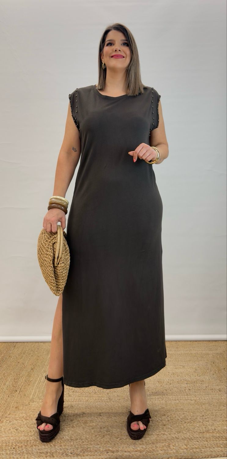 Vestido Tachuela Vestido Tachuela