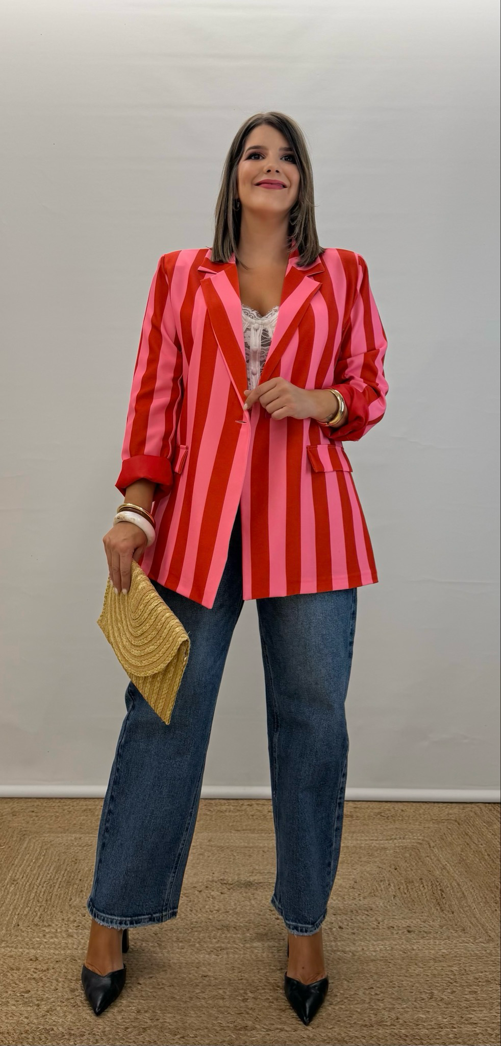 Blazer de rayas