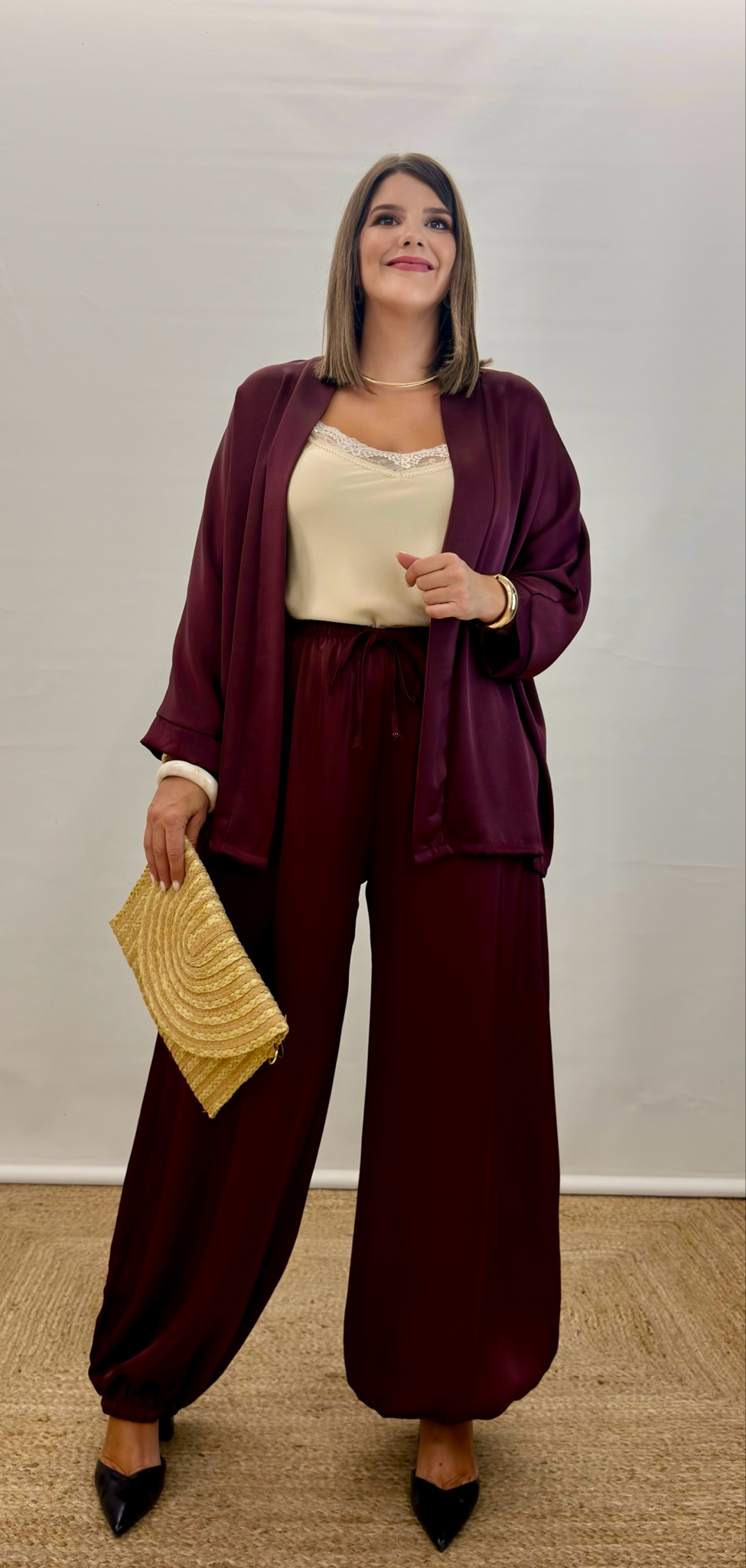 Pantalón satinado