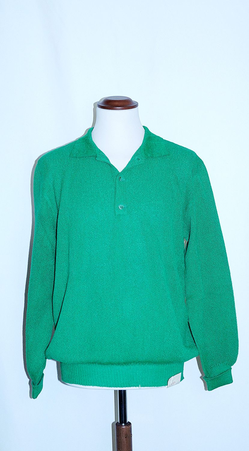 Pullover mit Polo Kragen