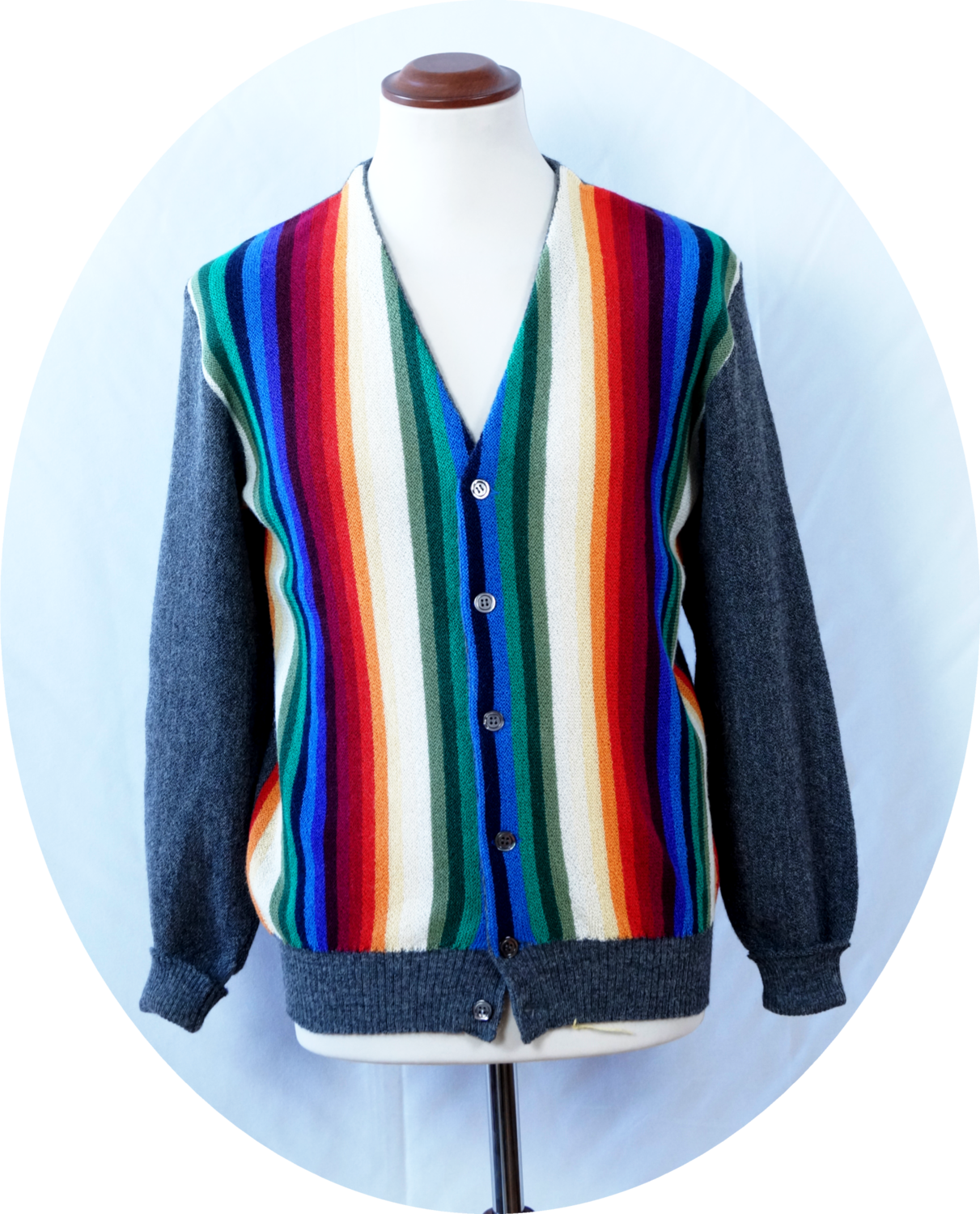 Rainbow Cardigan half