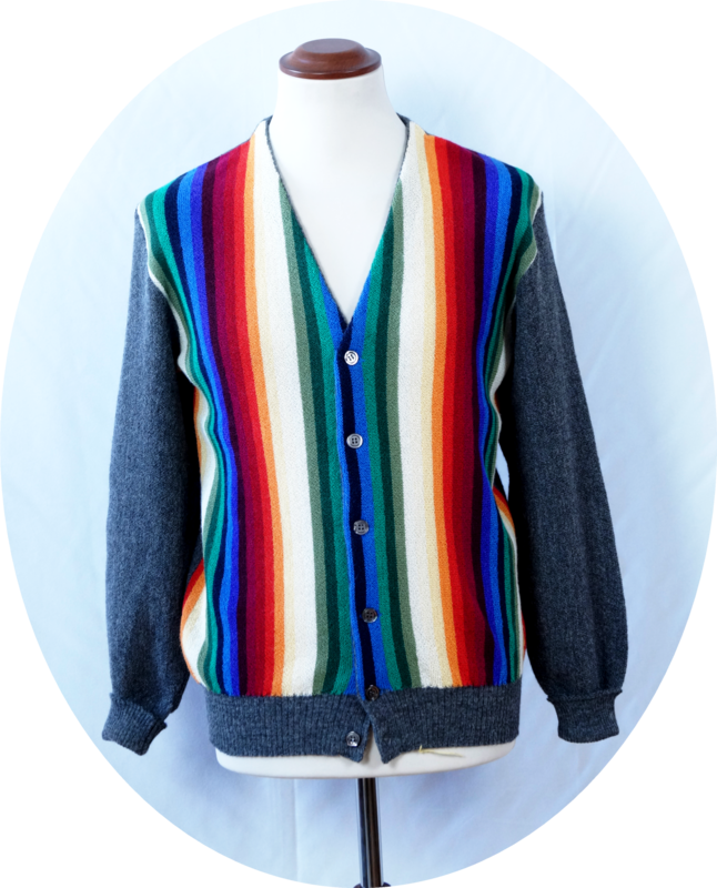 Rainbow Cardigan half