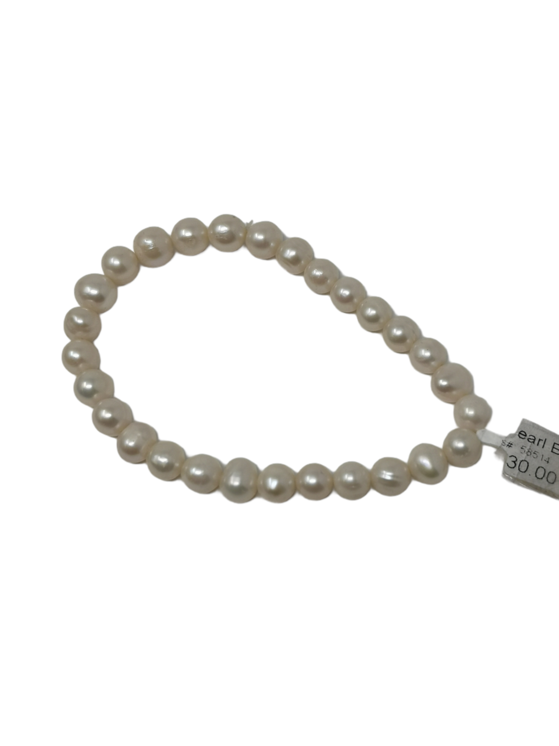 Bracelet White Pearls