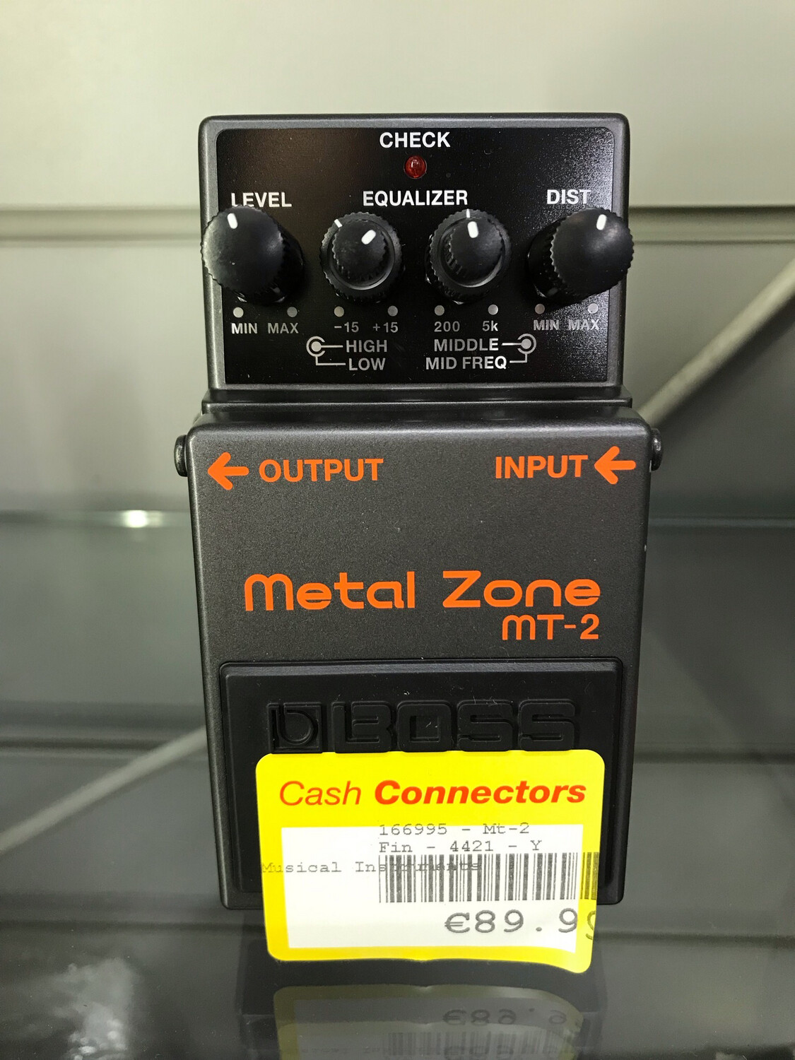 Boss Metal Zone MT-2 Guitar Distortion Pedal