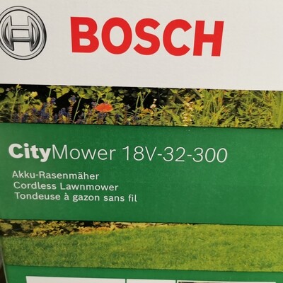 Lawnmower Bosch CityMower 18v-32-300