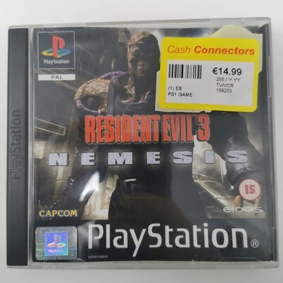 Resident Evil 3 Nemesis PS1