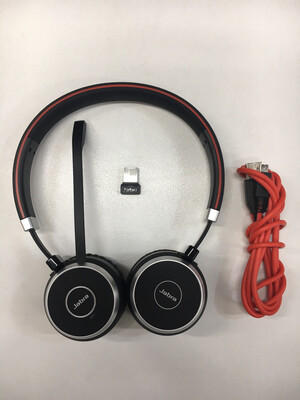 Jabra Evolve 65 UC Stereo Headset Head-band Bluetooth Black