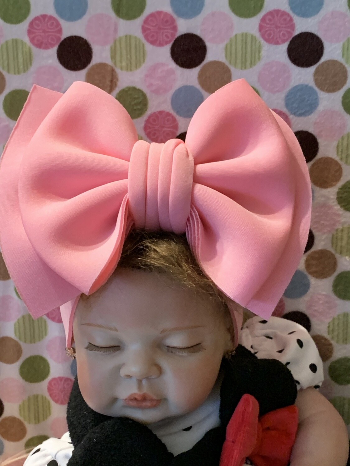 7” bow Headwrap for babies