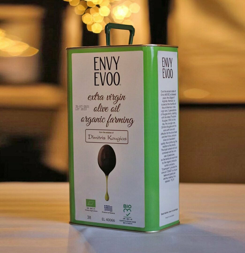 ENVY EVOO Olive Oil - 3 litre tin