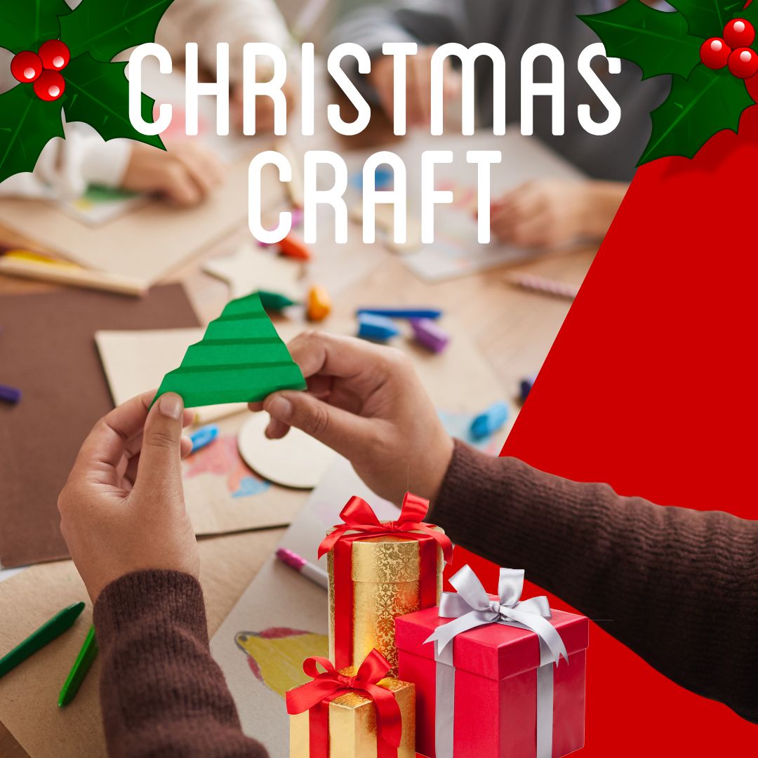 CHRISTMAS CRAFT CLASS | TUESDAY | 23RD DECEMBER | 10am to 12PM | AGES 4 - 10 years