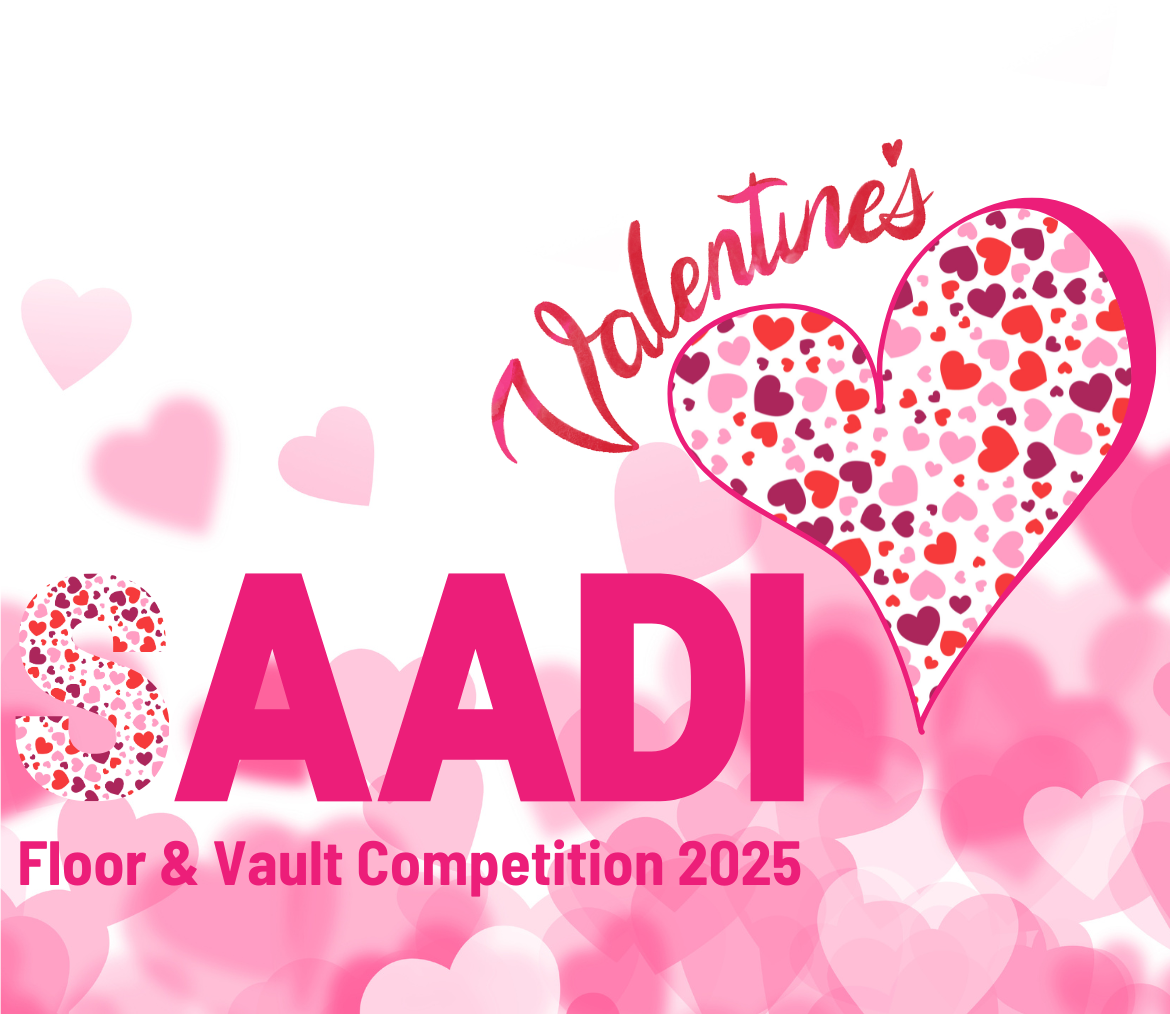VALENTINES FLOOR &amp; VAULT SUNDAY 15TH FEB 2026 - FOR SAADI ENTRY ONLY (INCLUDES 1 SPECTATOR PER GYMNAST)