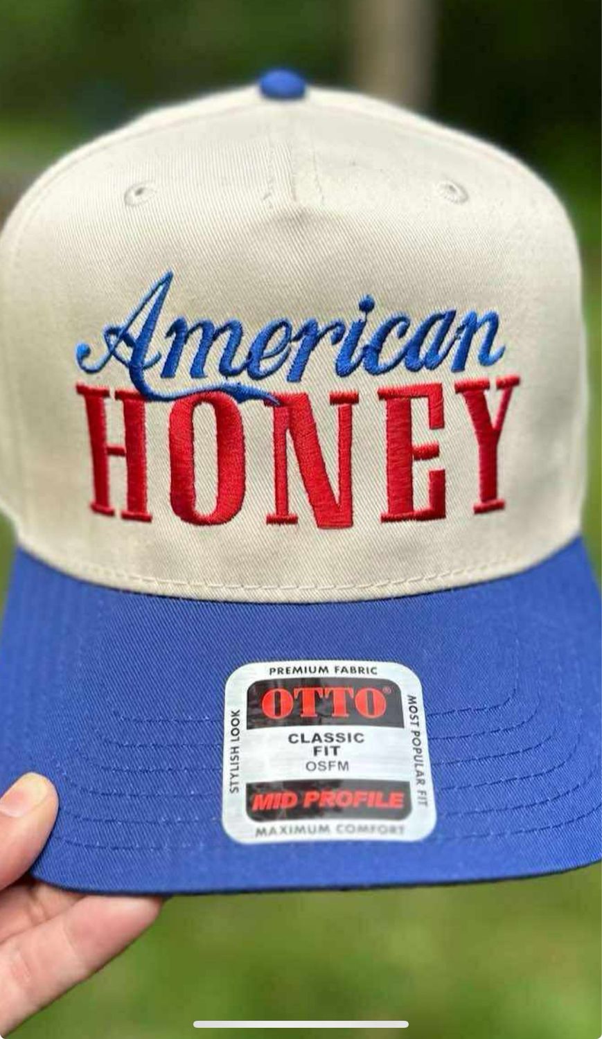 American Honey Embroidered Hat