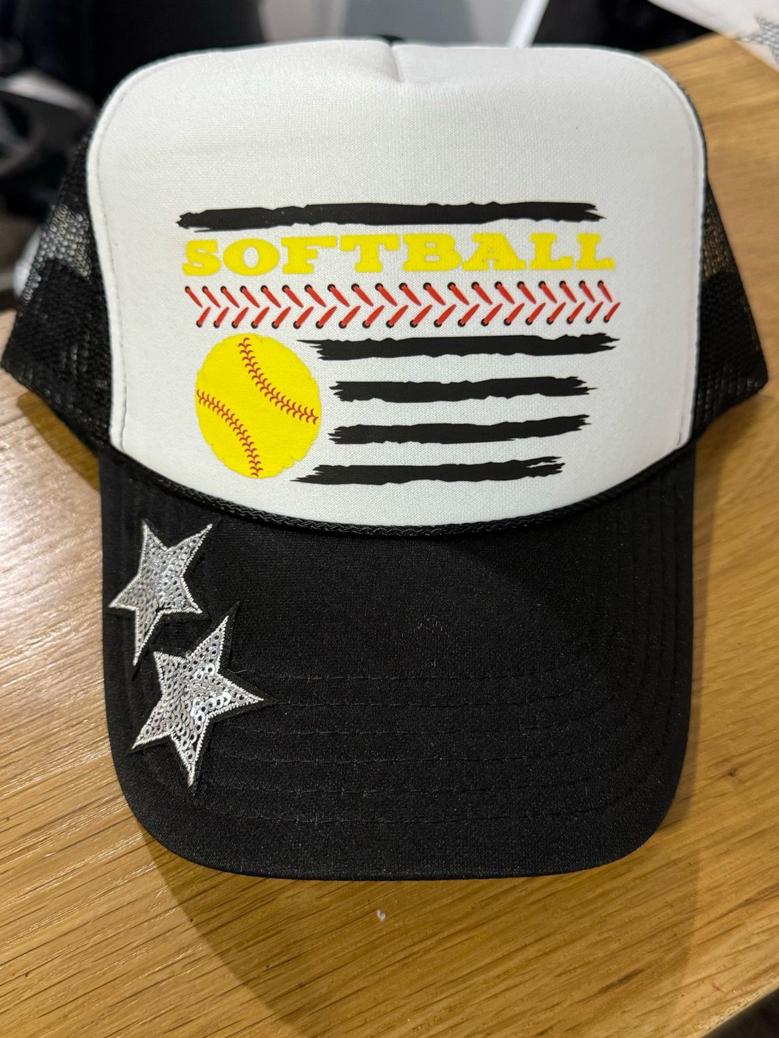 Softball Flag Hat