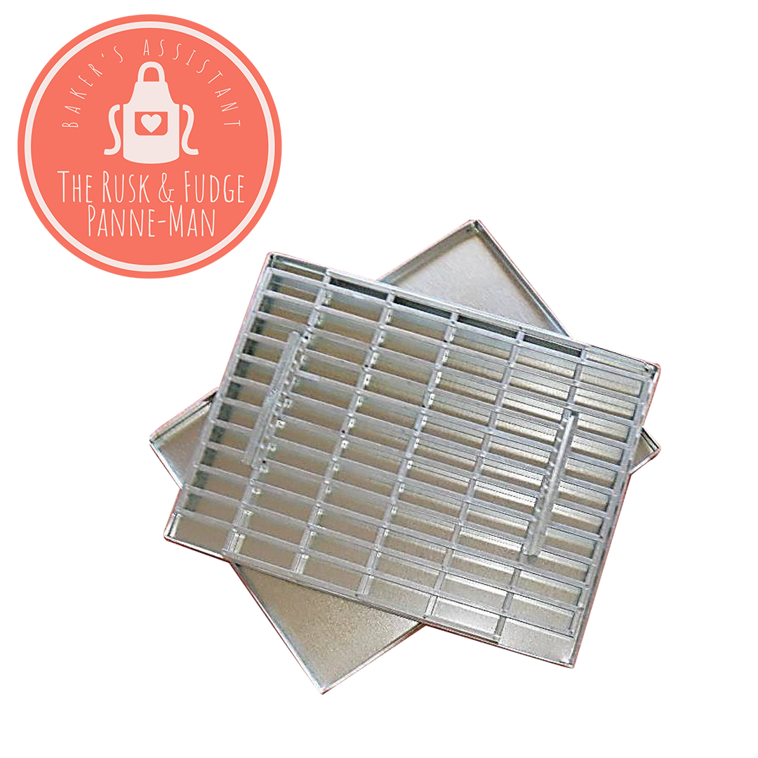 MEDIUM PanneMan Rusk Baking Pan Cutter Set Cut 55 60 rusks