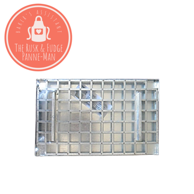 PanneMan Shortbread / Fudge Baking Pan &amp; Cutter Set: Cut 40, 45 squares