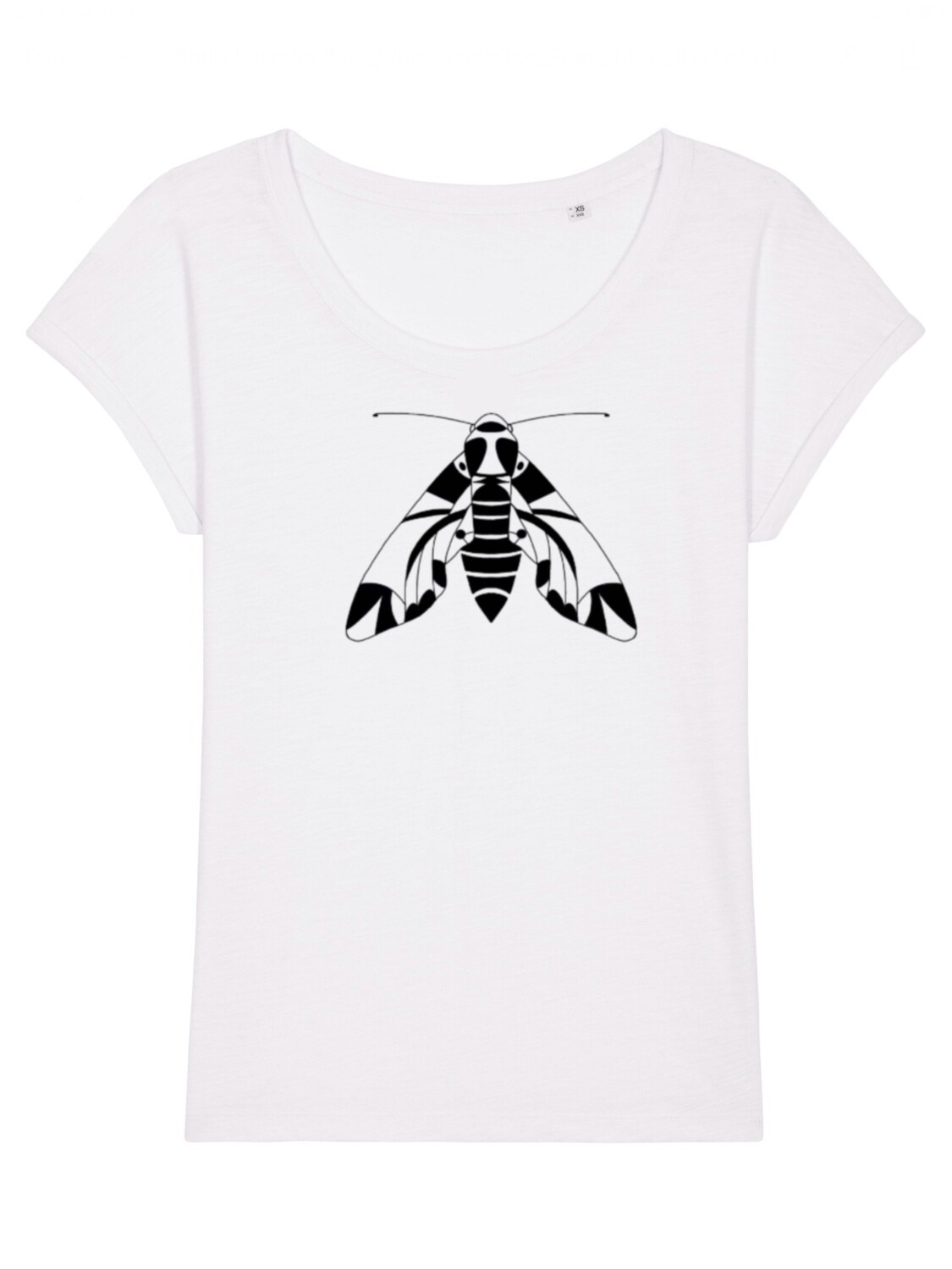 Woman’s Round Neck “Oleander Moth “ t-shirt