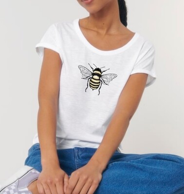 Woman’s Round Neck “Bee” T-shirt