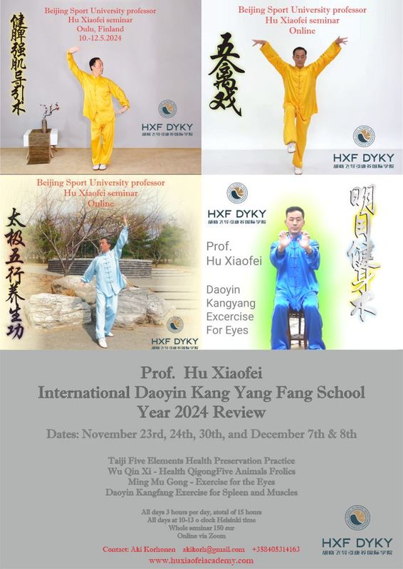 Prof. Hu Xiaofei DYKY School 2024 Year Review