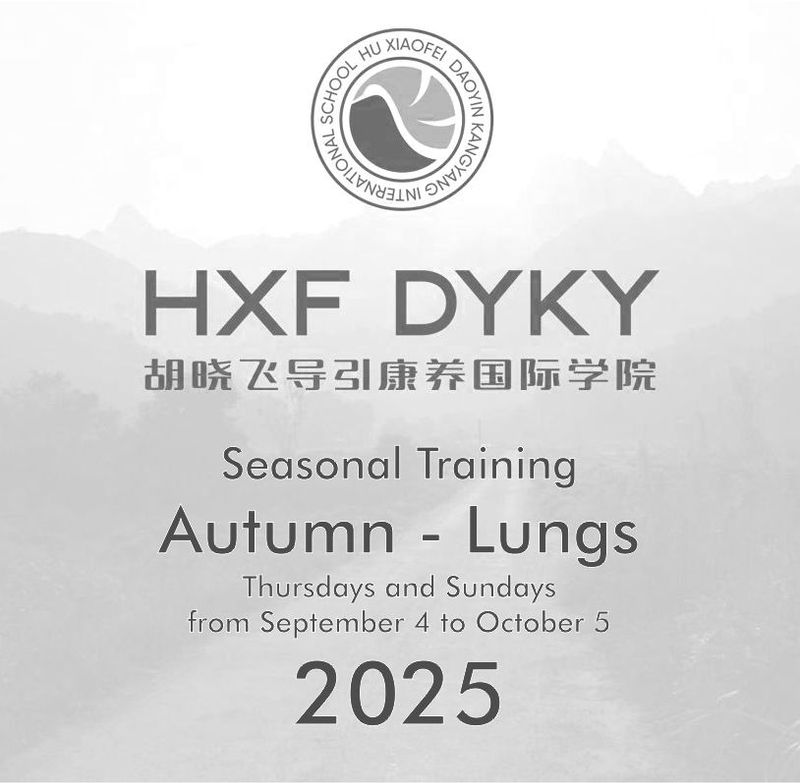 Seasonal Training Autumn 4.9-5.10.2025
