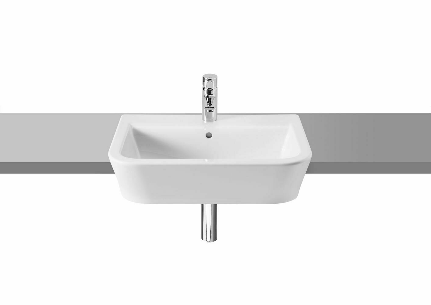 Roca The Gap Semi Recessed Basin ONLY 560x400mm A32747S000