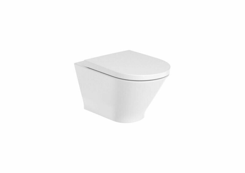Roca The Gap Round Rimless Wall Hung Pan 540mm Projection A3460NL000