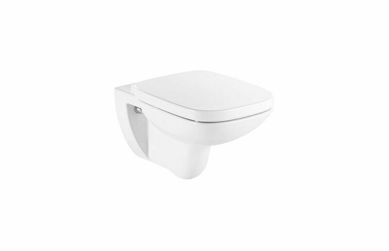 Roca Debba Square WH Pan RIMLESS (FOR CONCEALED CISTERNS) 34699L000