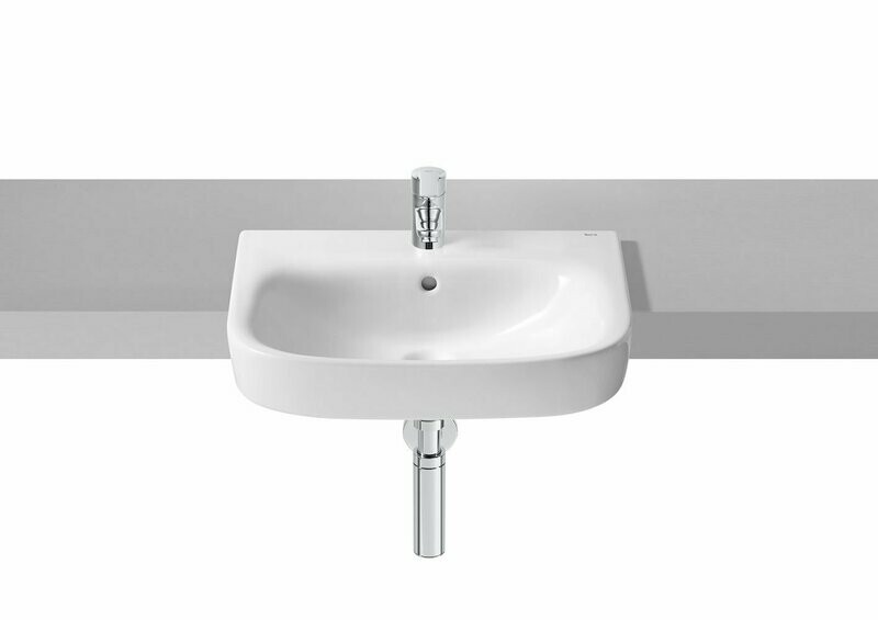Roca Debba Semi Recessed Basin ONLY 1 tap hole 520x400x165mm
32799S000