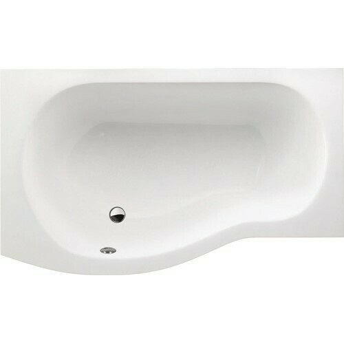 Britton Cleargreen EcoRound 1500 x 740/900mm Shower Bath - Left Hand (incl. feet) CGR19
